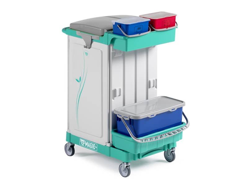 Carrello chiuso a 2 reparti Magic System – 80x58x115 cm TTS 600 professional MS600P0C0000