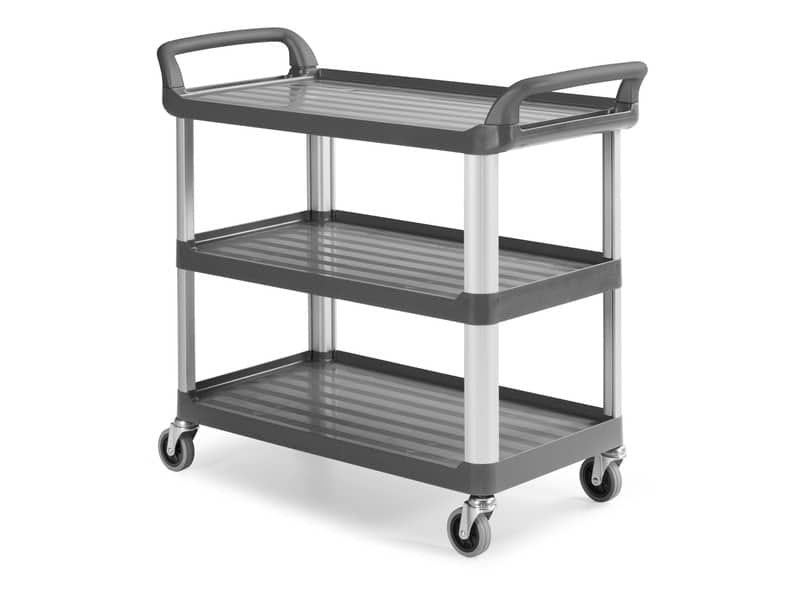 Carrello grigio in polipropilene Shelf 3700 – 111x50x105 cm TTS 3 ripiani 0F003700ET