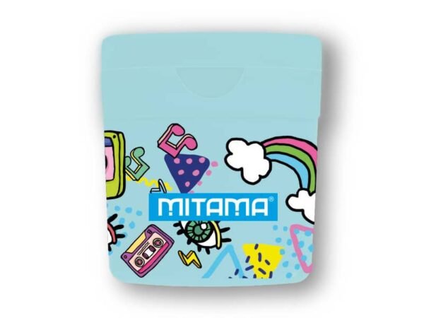 Temperino Mitama Fantasia Bidone colorato 2 fori conf. 12 pezzi - 64036