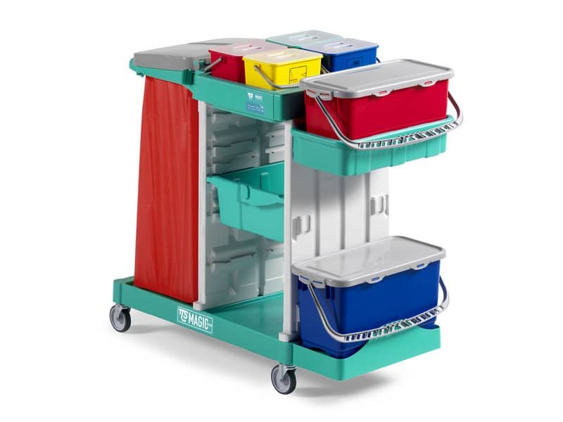 Carrello a 3 reparti Magic System – 120x58x115 cm TTS 720 basic MS720B0C0A00