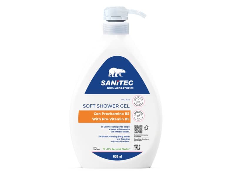 Soft shower gel Dermo-Detergente corpo a bassa schiumosit… Skin Lab Sanitec 600 ml – 6012