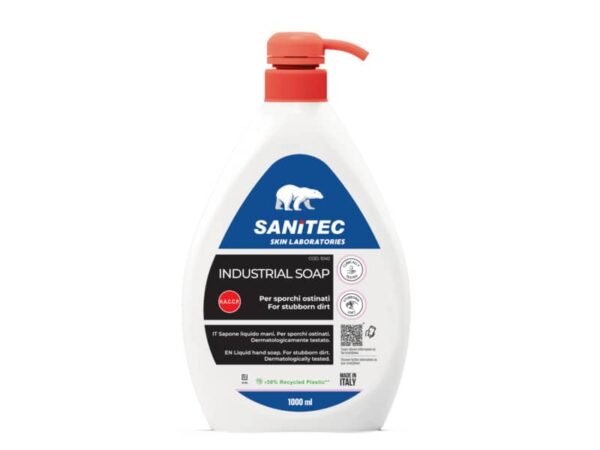 Sapone liquido specifico per lo sporco ostinato Industrial Soap Sanitec 1000 ml 1040