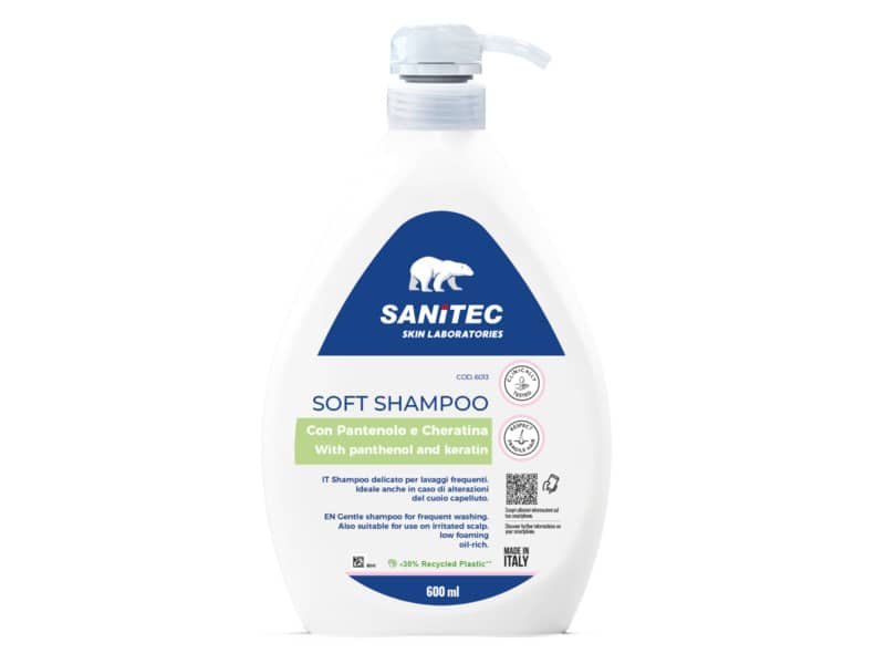 Soft shampoo delicato per lavaggi frequenti Skin Lab Sanitec 600 ml 6013