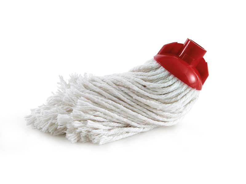 Mop per pavimenti in cotone ”Fiore” gr. 150 Blu dimora bianco 0024D