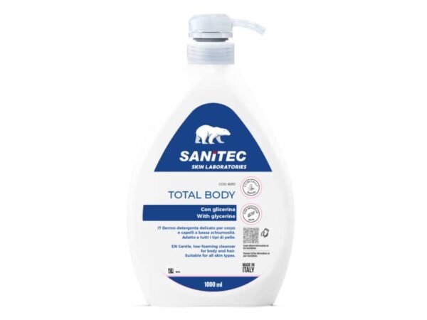 Total body Dermo-detergente delicato per corpo e capelli a bassa schiumosit… Skin Lab Sanitec 1000 ml - 6030