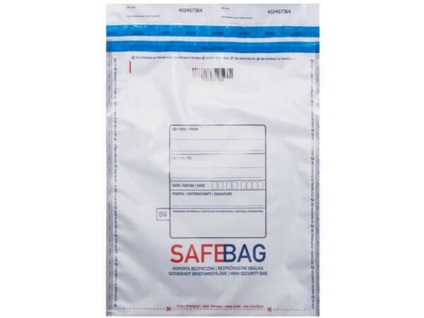 Sacchetti di sicurezza bianco conf. 1.000 pz formato interno - 144x240+40 mm Safe Bag K70 - 68281
