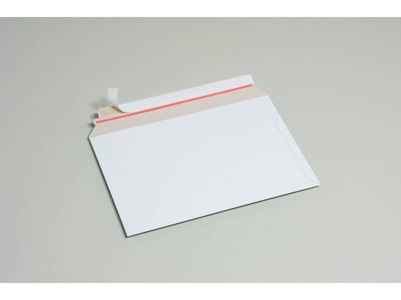 Buste a sacco in cartoncino teso bianco apertura lato lungo Cart Pack conf. 200 pz Bong formato A5+ – 543220