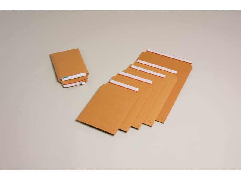 Buste a sacco in cartoncino teso avana Cart Pack  Bong formato A5, DVD conf. 200 pz – 543101