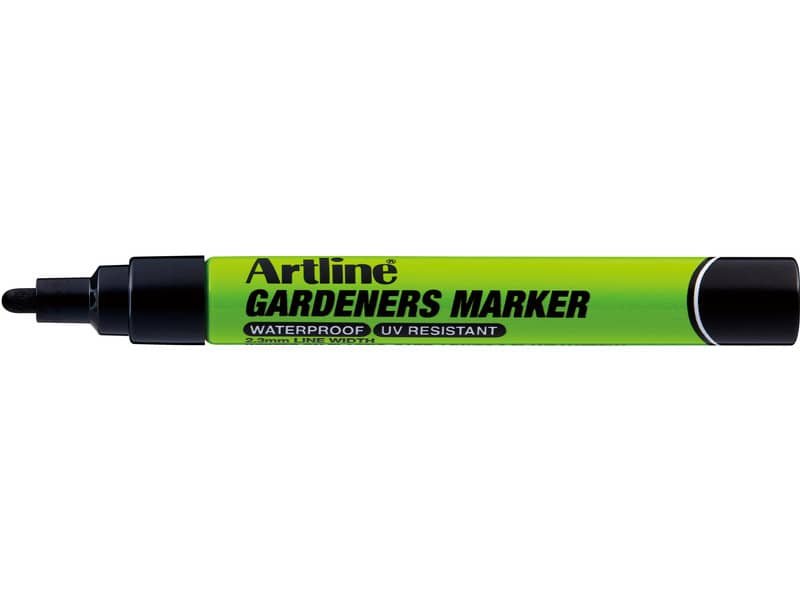 Marcatore speciale per giardini e esterni Gardeners Artline – punta tonda 2,3 mm nero – A GDM/N