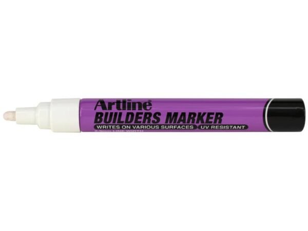 Marcatore specale per legno Builders Artline - punta 2,3 mm bianco A BDM/BI