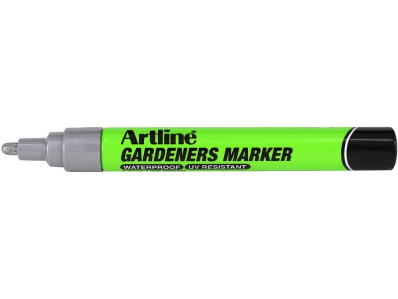 Marcatore speciale per giardini e esterni Gardeners Artline – punta tonda 2,3 mm argento – A GDM/ARG