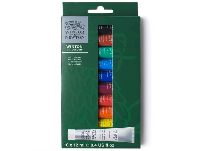 Set tubetti colore ad olio per principianti Winsor&Newton colori assortiti – conf. 10 pezzi – 1490701