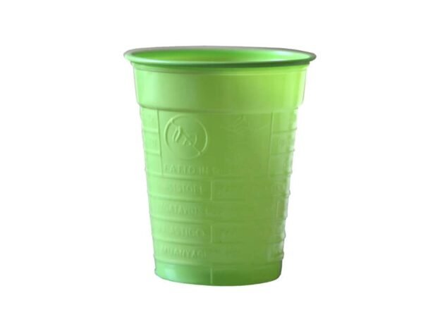Bicchieri 200 ml R marcato conf. 100 pz Dopla verde acido 2738