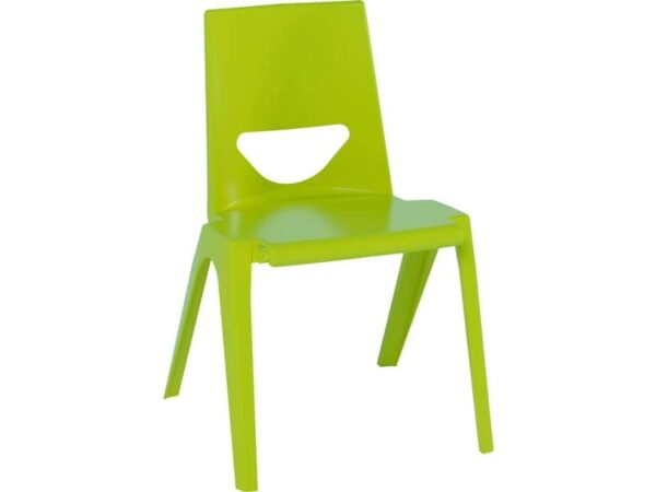 Sedia per banco in PPL riciclato 41x41x43 cm Motris verde lime EN-ONE5GR