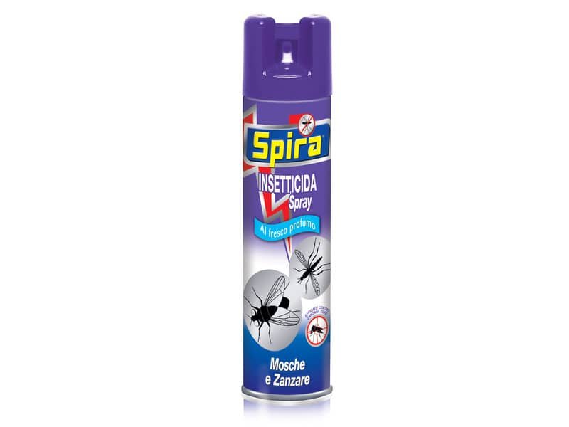 Insetticida spray per mosche e zanzare 400 ml Spira fresco profumo 44684