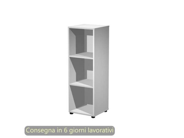 Contenitore 3 caselle a giorno Maximail 41x40xH.121,6 cm Artexport grigio alluminio - 3MaxM/5