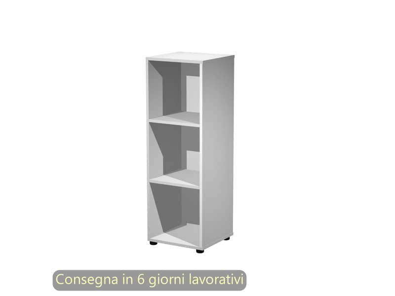 Contenitore 3 caselle a giorno Maximail 41x40xH.121,6 cm Artexport grigio alluminio – 3MaxM/5