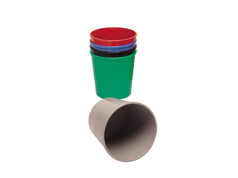 Cestino gettacarte 15 lt – 295 mm x h. 325 mm Methodo rosso X851106