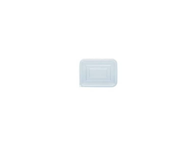 Coperchi trasparenti polistirene C/12 conf. 100 pz Dopla 156×115 mm 28068