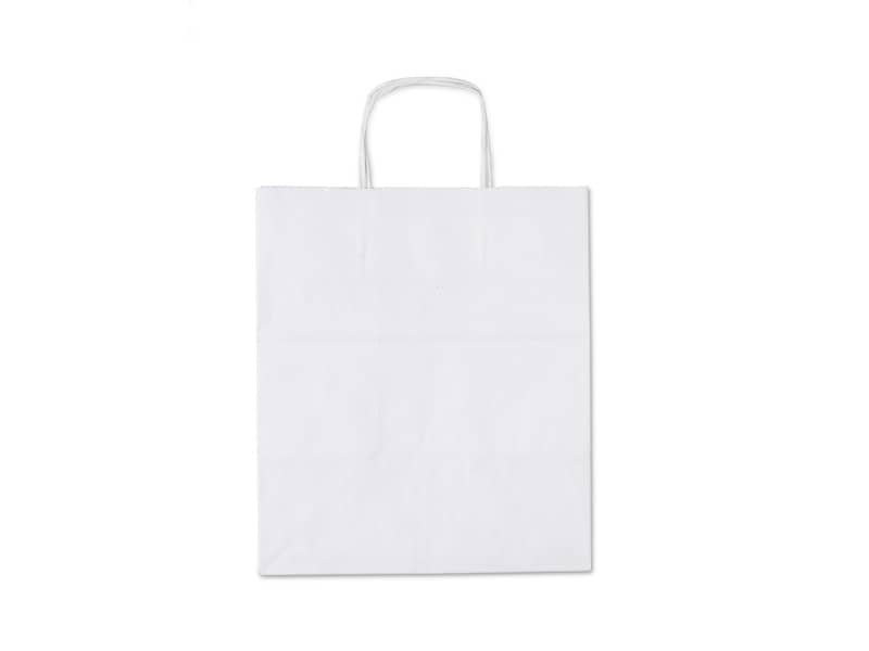Borsa Pastipack kraft bianco 28x20x32 cm conf. 25 pz Rex-Sadoch 100 gr/mq PASTIPACKBIA