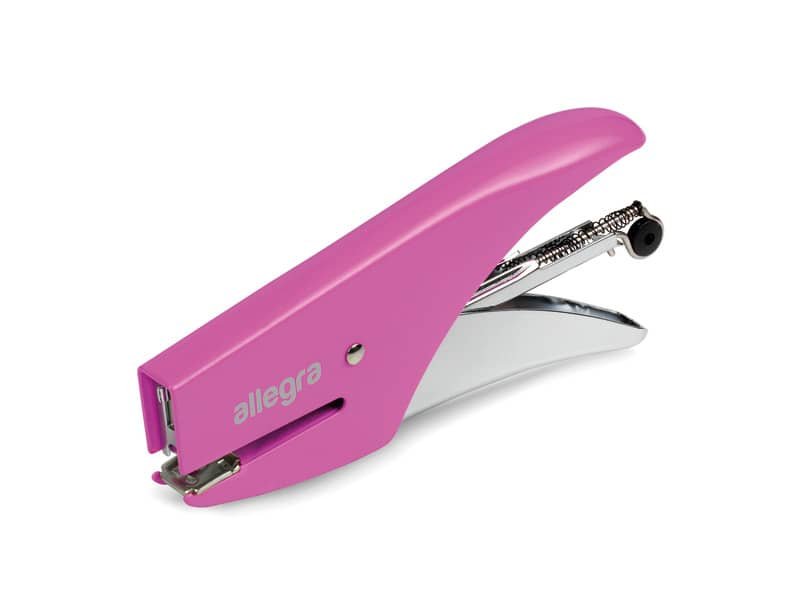 Cucitrice a pinza Allegra Fluo – 200 punti – 15 fogli Iternet rosa 0183PK