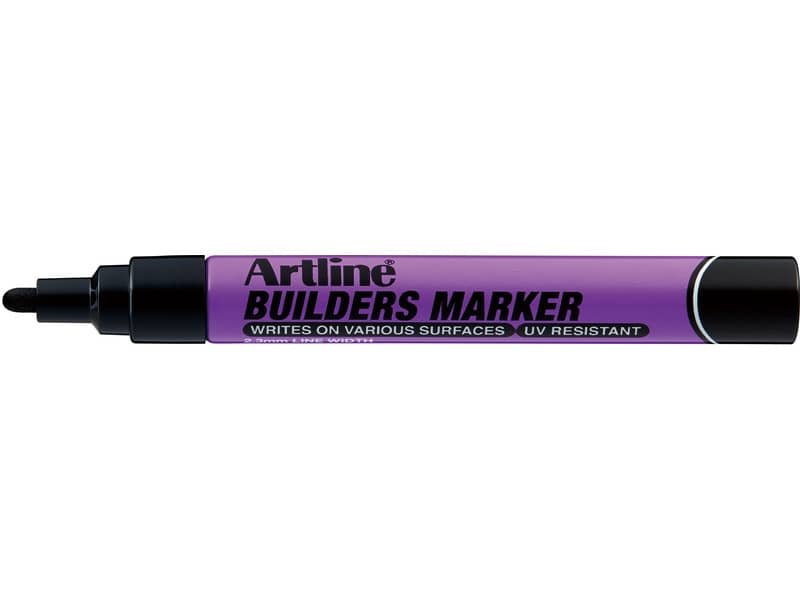 Marcatore specale per legno Builders Artline – punta 2,3 mm nero A BDM/N
