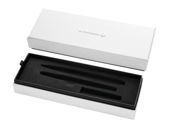 Set penna stilografica e sfera Pelikan Jazz© NobleÿElegance blu in cofanetto regalo fusto blu e argento 821902