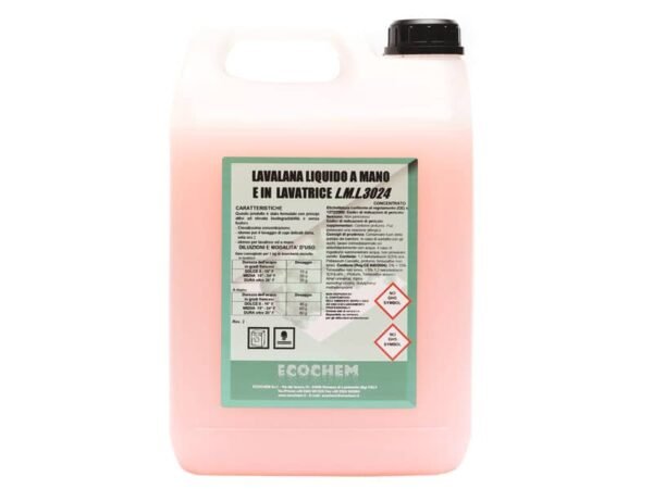 Detersivo lavalana liquido a mano e in lavatrice L.M.L.3024 Ecochem 5 L 1130240L0051149