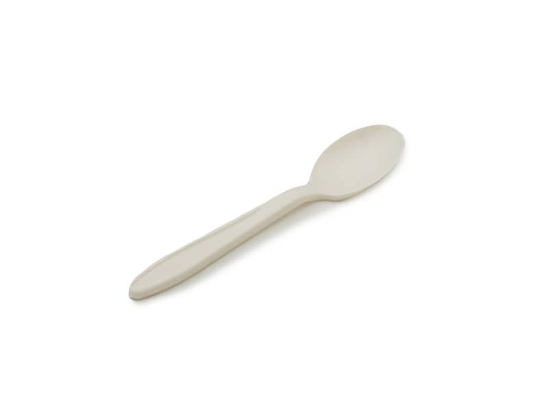 Cucchiaini da dessert in Mater-Bi IlipBio cappuccino – conf. 40 pz 80990
