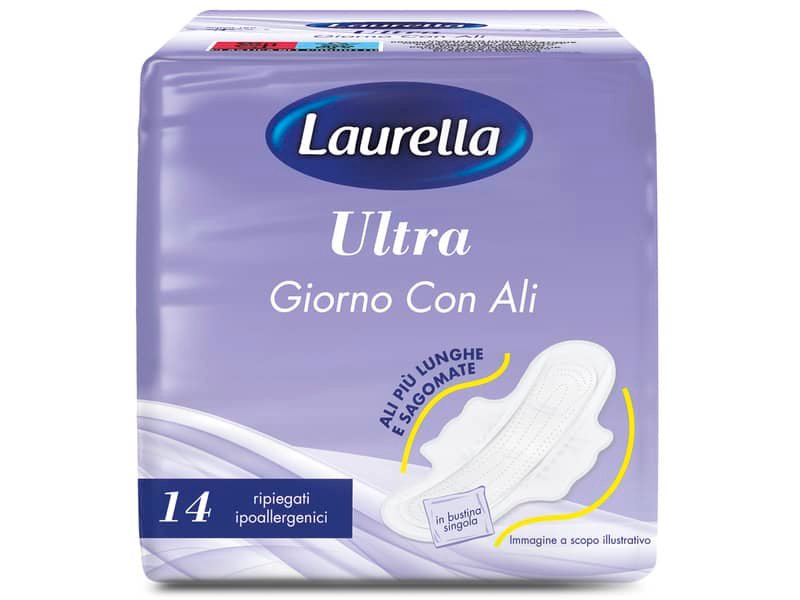 Assorbenti Ultra giorno con ali Laurella conf. 14 pezzi – 01011.1