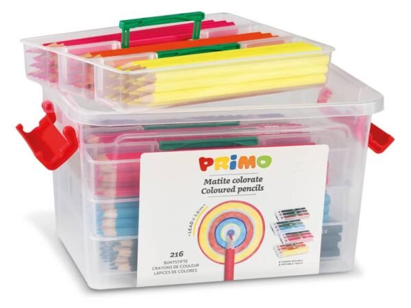 Valigetta 216 matite in 12 colori Primo assortiti 507MAT216