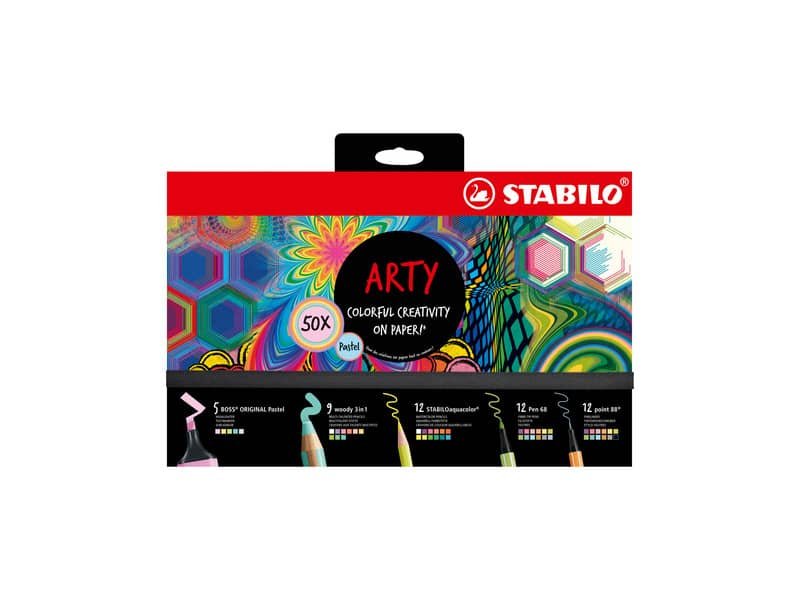 Stabilo Colorful Arty Creative set pastel – conf. 50 pz – 77/6-2-20