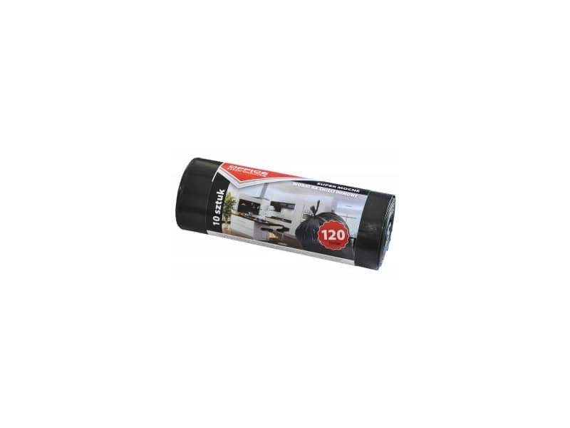 Sacchi dell’immondizia strong – Office Products nero – 120 l – 66×109 cm rotolo da 10 pz  – 22022232-05