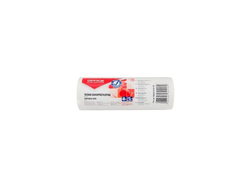 Nastro adesivo 19 mm x 33 mm Office Products – trasparente opaco – conf. da 8 nastri – 18221959-90