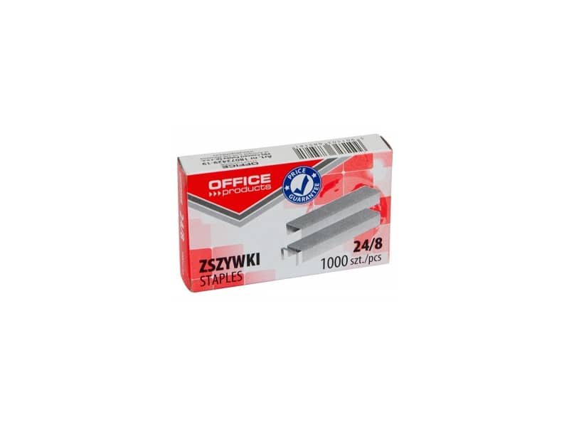 Punti metallici 24/8 Office Products conf. 1000 pz  – 18072429-19