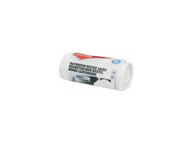 Sacchi dell’immondizia standard Office Products bianco 20 l – rotolo da 40 pezzi – 22025169-14