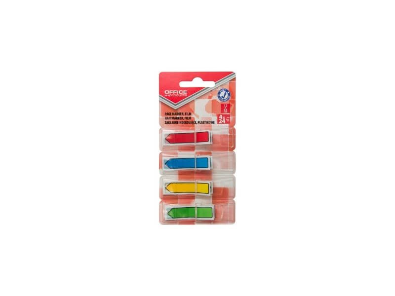 Segnapagina 12×43 mm Office Products colori assortiti – blister da 4×24 blocchetti – 14223324-99