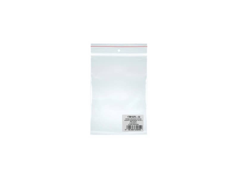 Buste con chiusura a pressione trasparenti in LDPE Donau 10×12 cm conf. da 100 pz – 1790400PL-00