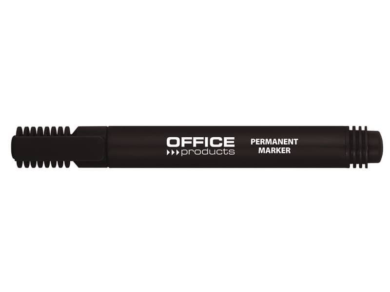 Marcatore permanente Office Products punta tonda 1-3 mm nero conf. 12 pezzi – 17071211-05