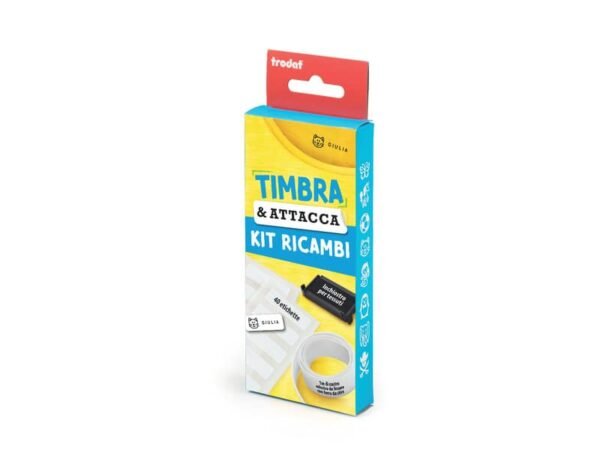 Kit Refill timbro componibile Timbra & Attacca Trodat nero 180220