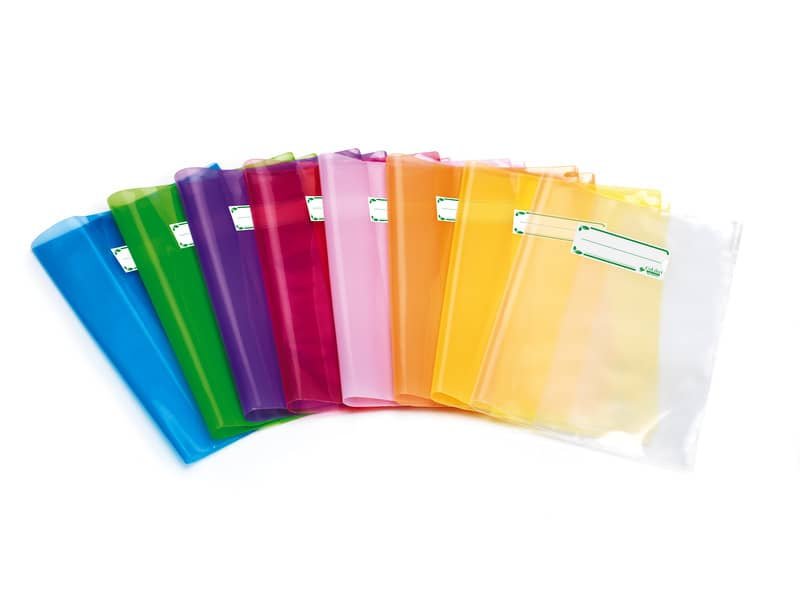 Copriquaderno CMAXI A4 eco-polietilene Colibr 130 my trasparente blu 400174465