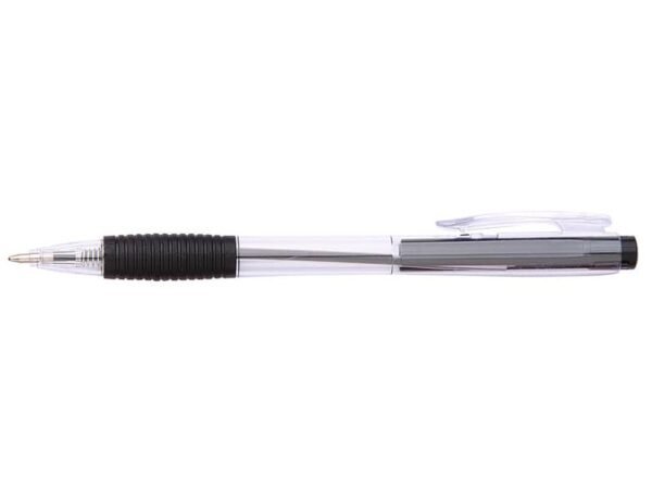 Penna a sfera a scatto ricaricabile Office Products punta 0,7 mm - nero conf. 50 pezzi - 17015611-05
