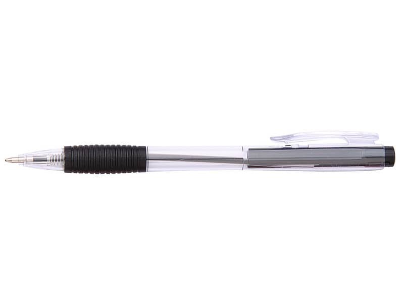 Penna a sfera a scatto ricaricabile Office Products punta 0,7 mm – nero conf. 50 pezzi – 17015611-05