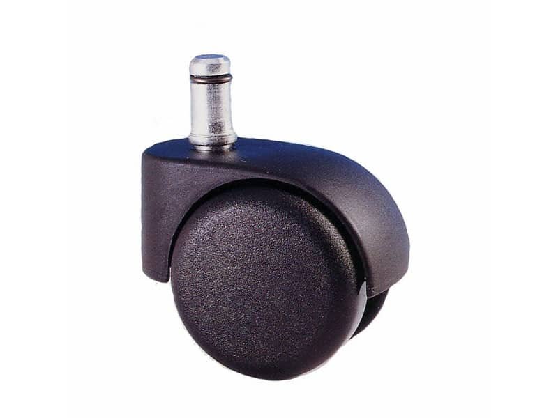 Set 5 ruote Base per sedie Seditaly 50 mm nere libere CNF5RBL010201