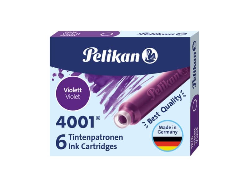 Cartuccia per stilografica Pelikan TP/6 violetto conf. da 6 violetto 301697