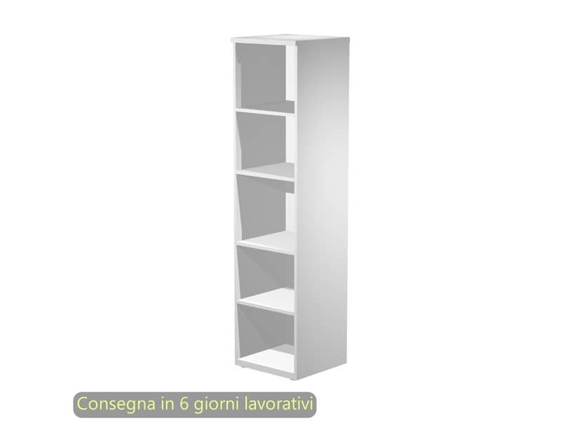 Mobile alto a giorno Flex 5 ripiani 45x46xH.181,8 cm Artexport bianco BH45/3