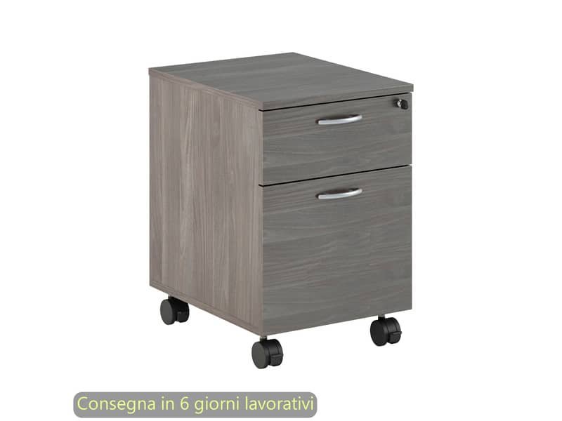 Cassettiera con ruote Artexport Presto 1 cassetto + 1 classificatore – 41,8x52x59,5 cm frassino toscano 60022/F