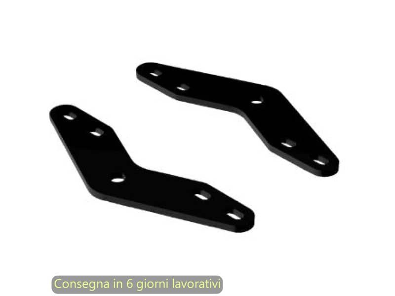 Coppia di piastre moody per fissaggio pannello frontale sottopiano per bench Artexport nero – 3-BSAL0013-AQ