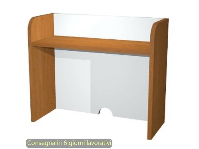 Sopralzo per mobile di servizio angolo Ristoro 59,8x24xH.50 cm Artexport noce chiaro/bianco – 2872.3/34