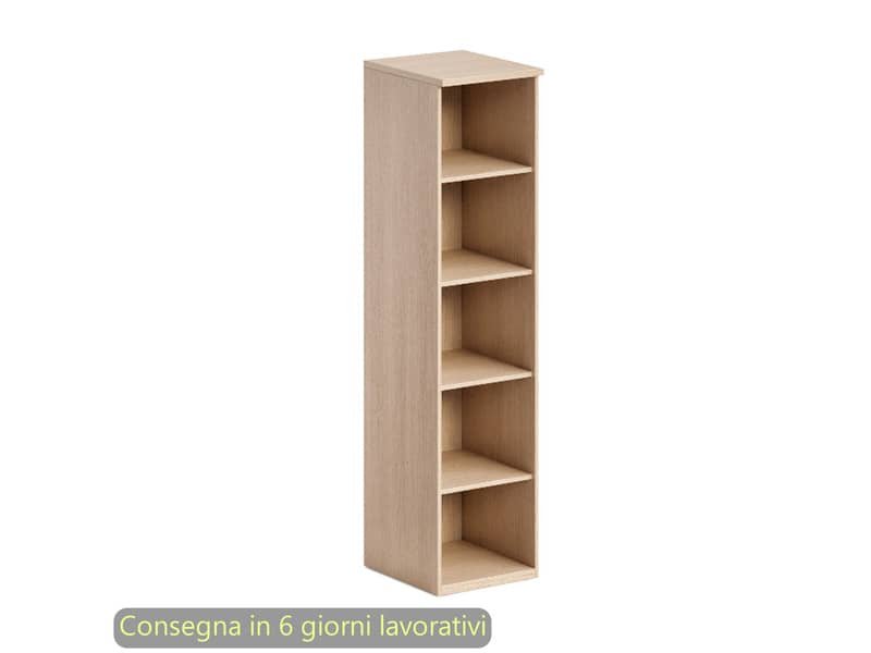 Mobile alto a giorno Flex 5 ripiani 45x46xH.181,8 cm Artexport rovere BH45/C